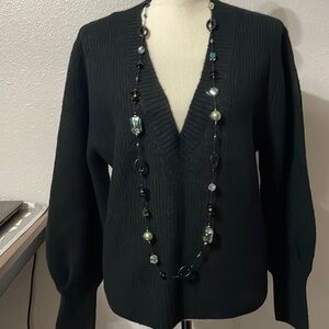 Beautiful Black and Crystals Necklaces